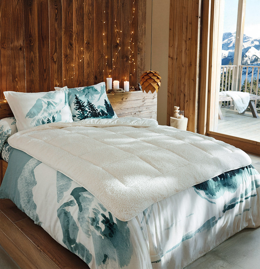 Snowy Peaks Duvet Cover
