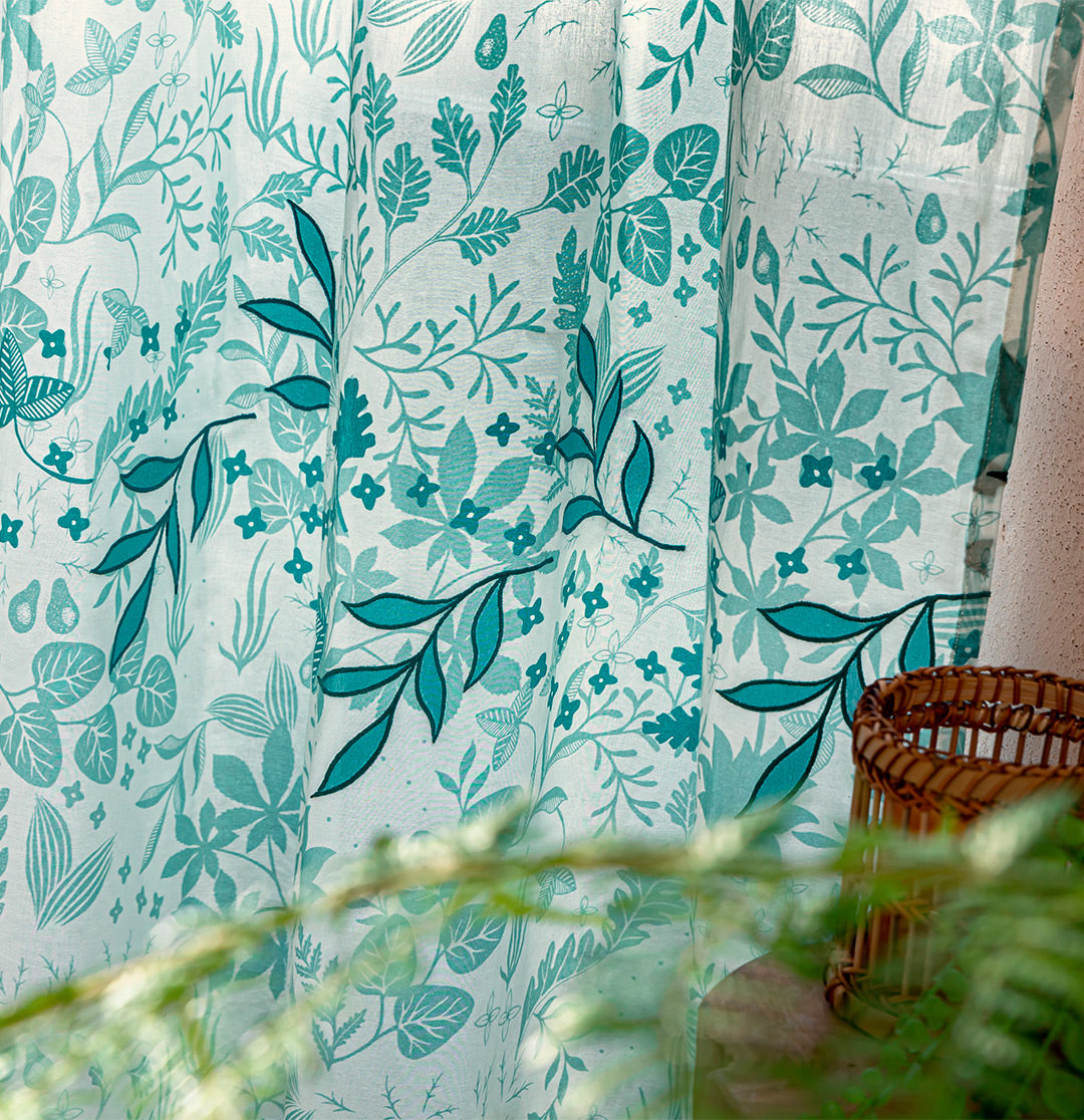 Enchanted Fables Embroidered Sheer Curtain