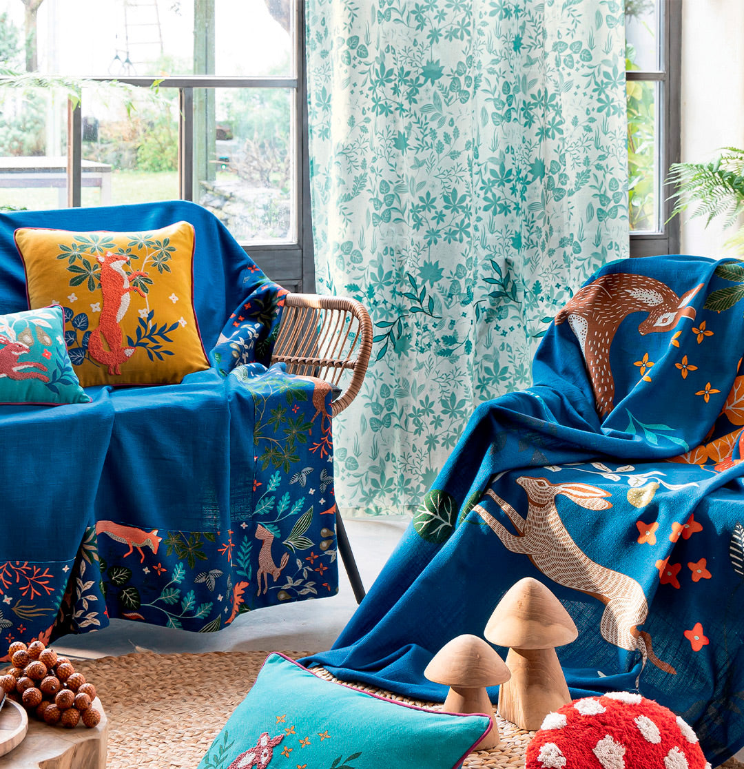 Enchanted Fables Embroidered Sheer Curtain
