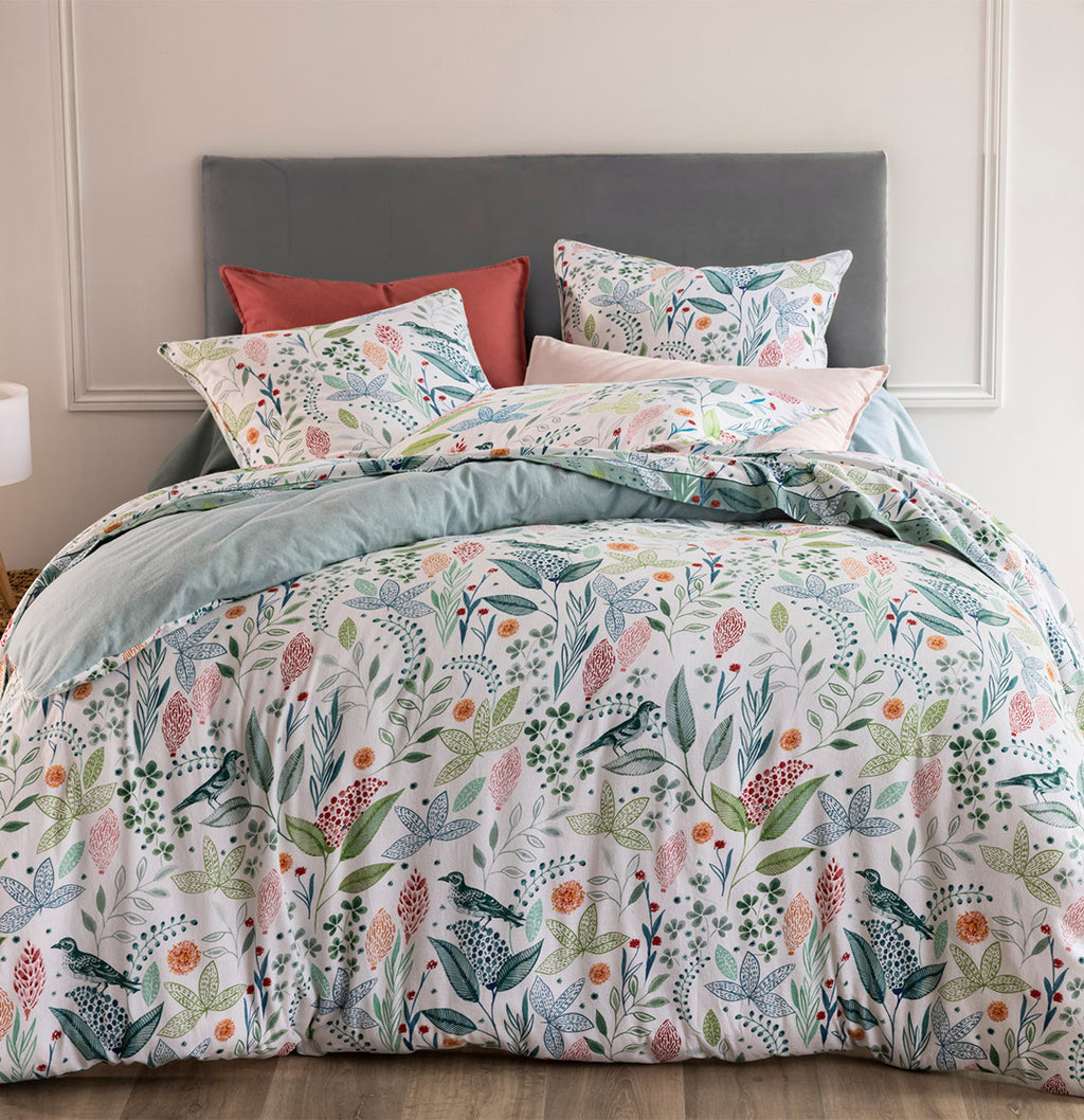 Porcelain Flower Duvet Cover