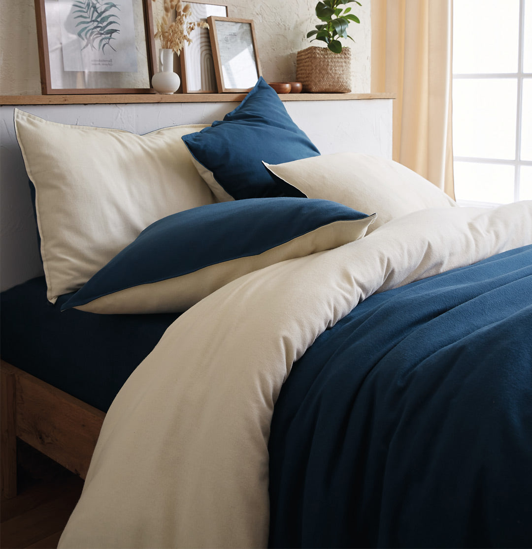 Plain Flannel Duvet Cover