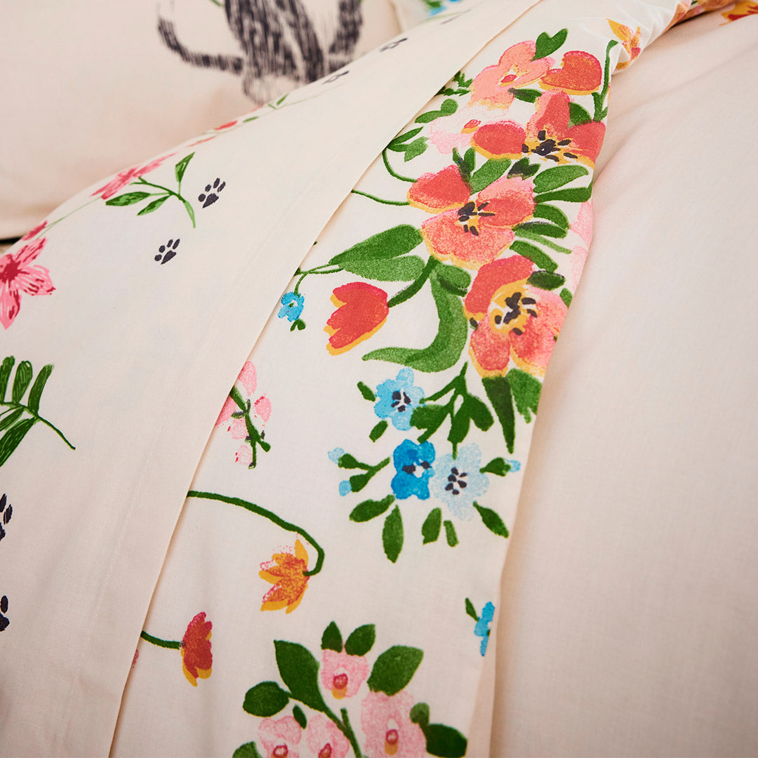 The Garden of Friends Duvet Cover