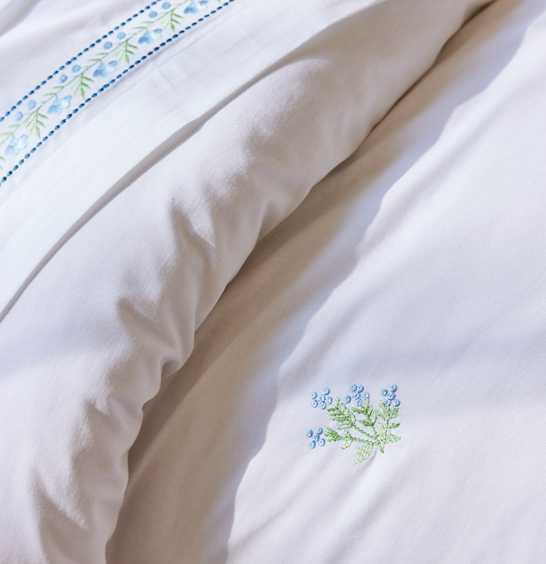 Floral Poem Duvet Cover