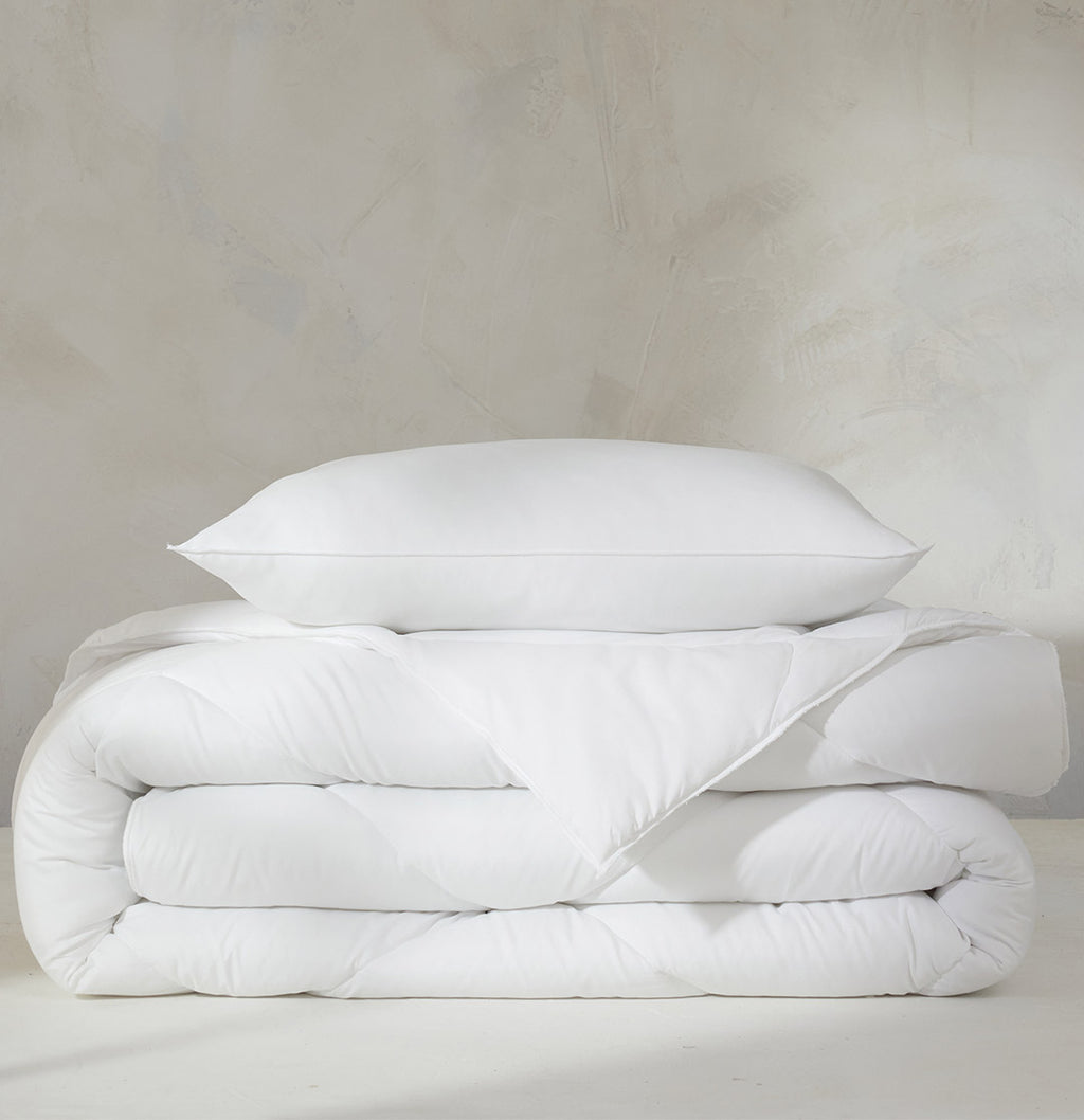 Budget Warm Microfibre Duvet and Square Pillow Set