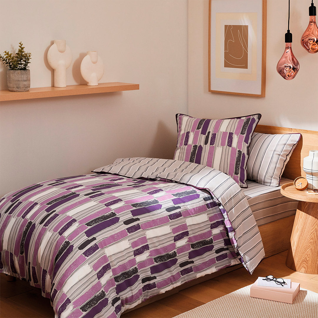 Amethyst Shards Duvet Cover