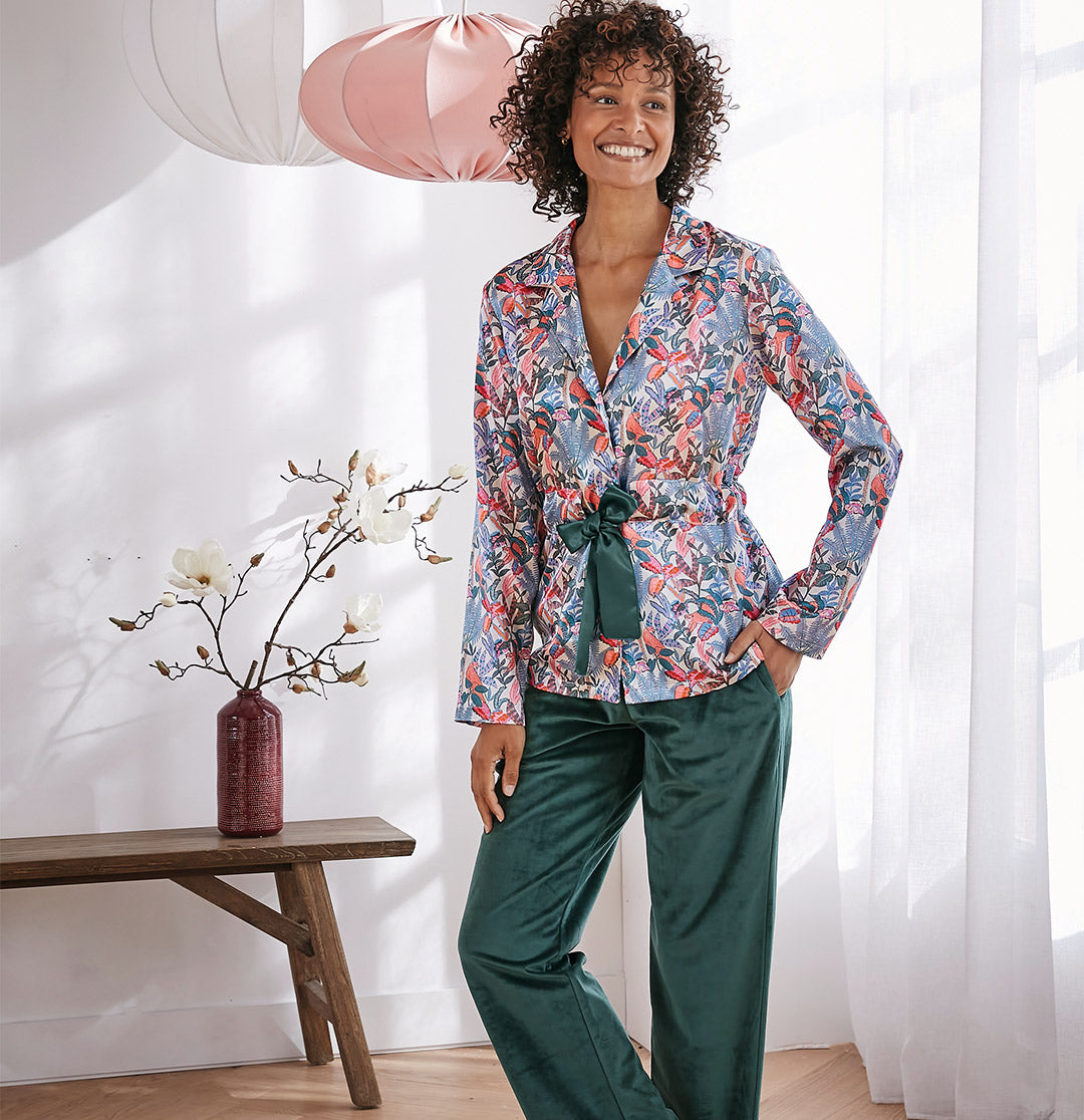 Safari in dreams Satin pajamas