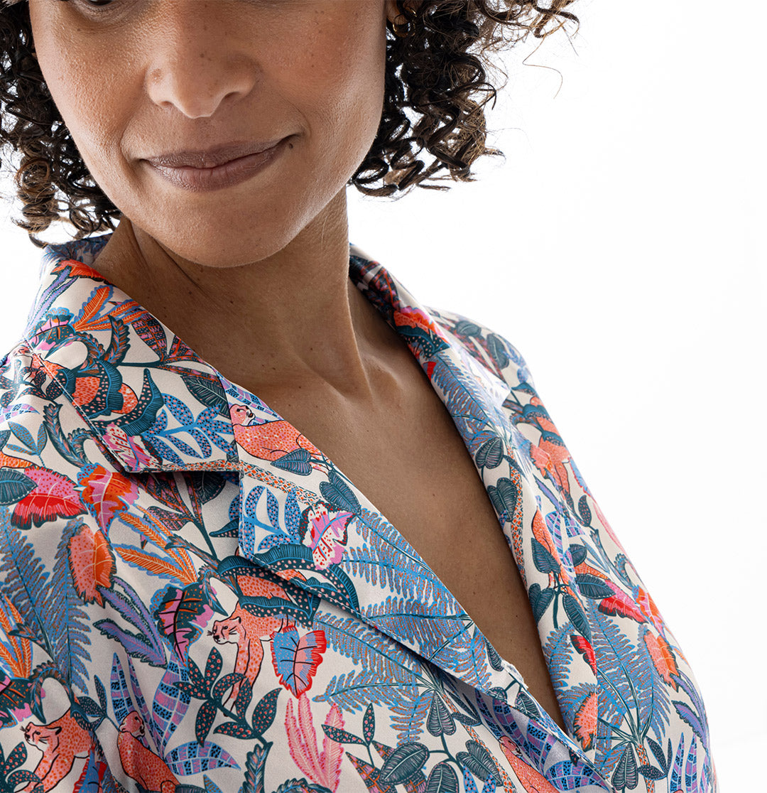 Safari in dreams Satin pajamas