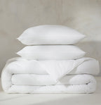 Budget Warm Microfibre Duvet and Square Pillow Set