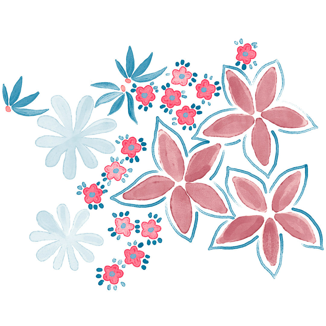 The Song of Flowers Duvet Cover