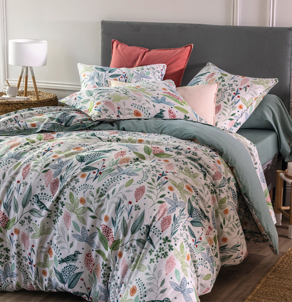 Porcelain Flower Duvet Cover