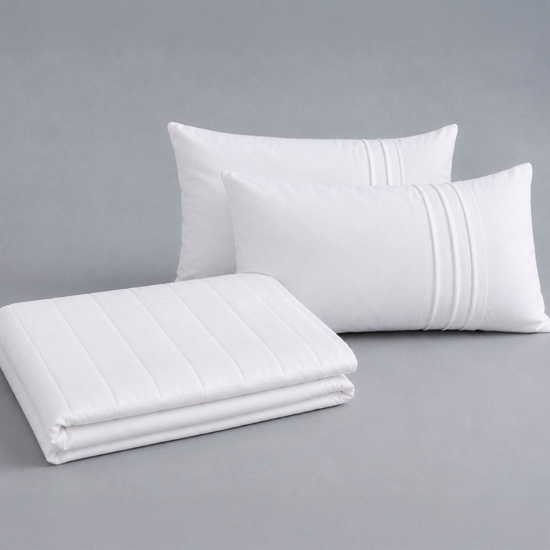 Budget Mattress and Pillow Protector Set